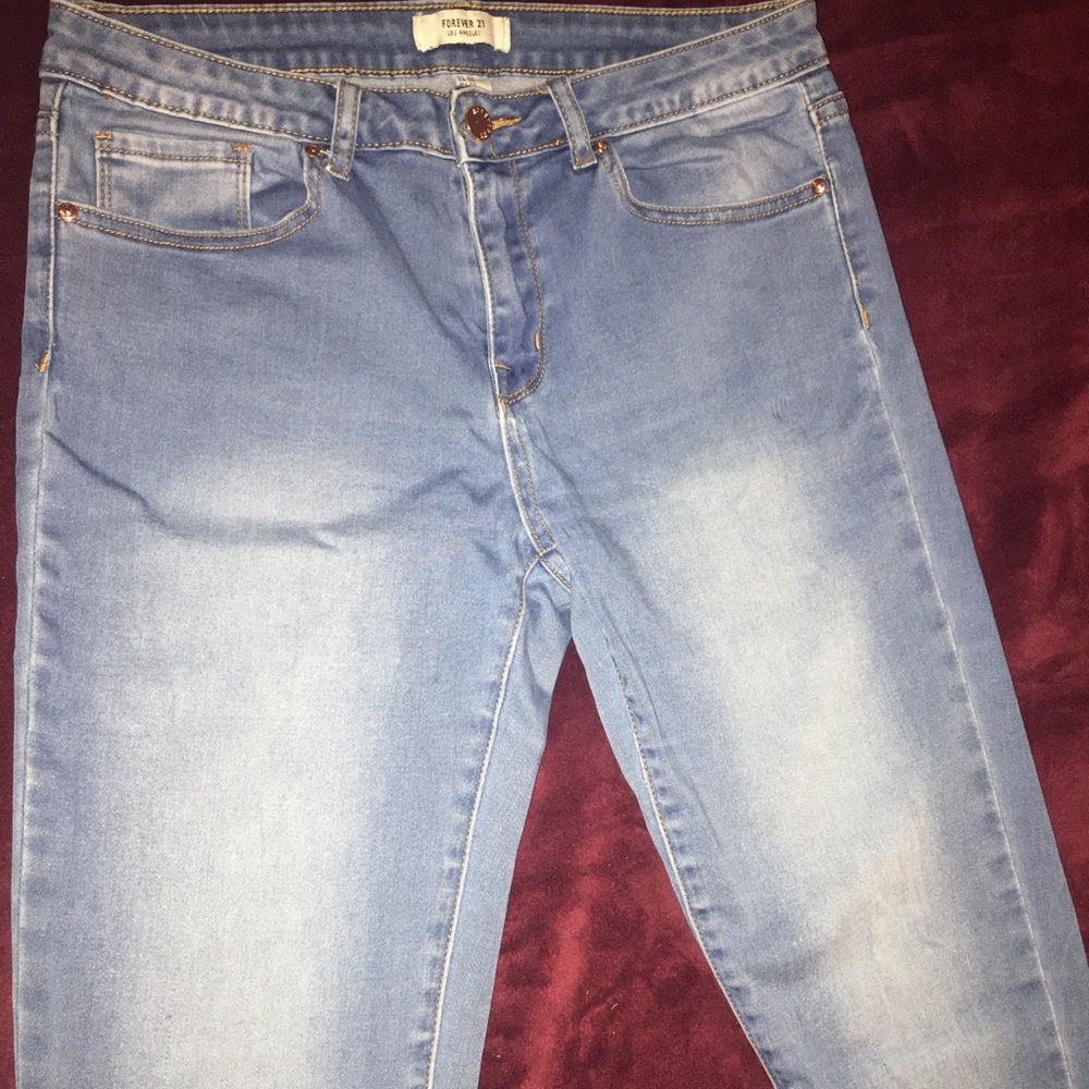 denim skinny jeans